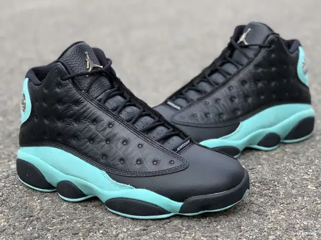 One Kick Black Air 13 Jordan Green 414571-030 Retro Island 0527